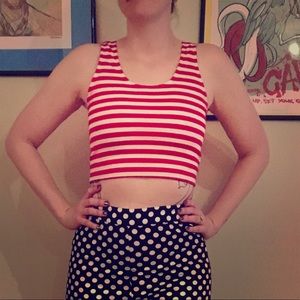 Sailor crop top
